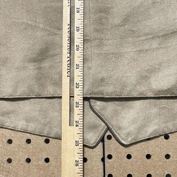 H. Moser Salzburg Suede Leather Waistcoat Vest Austria Brown Size 56/XL Men MINT - Picture 9 of 9